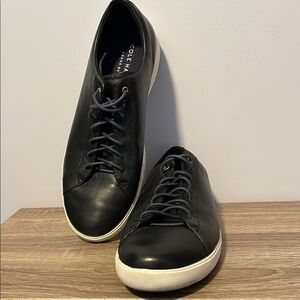 Cole Haan Men's Black Leather Sneakers